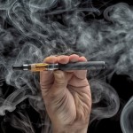 e-cigaret med masser af røg